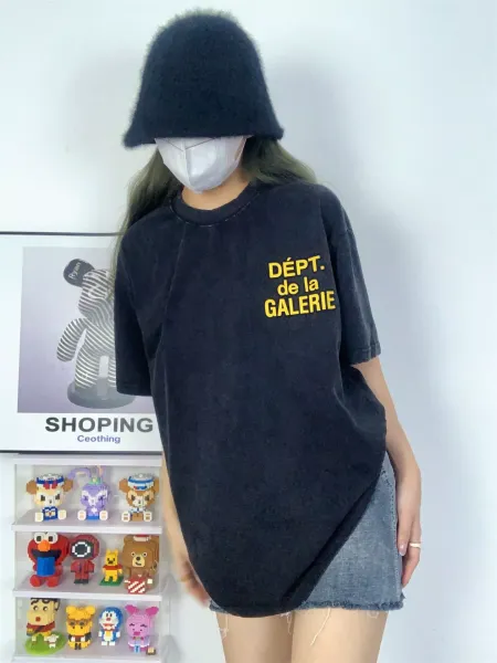Gallery Dept. Acid Wash Black T-Shirt - 33