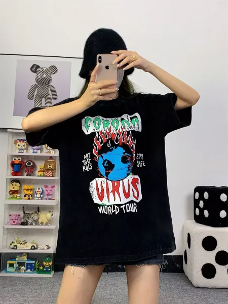 Gallery Dept Tom Green Graphic Washed Black T-Shirt - 24