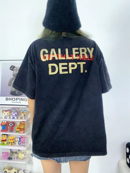 Gallery Dept Tom Green Graphic Washed Black T-Shirt - 34