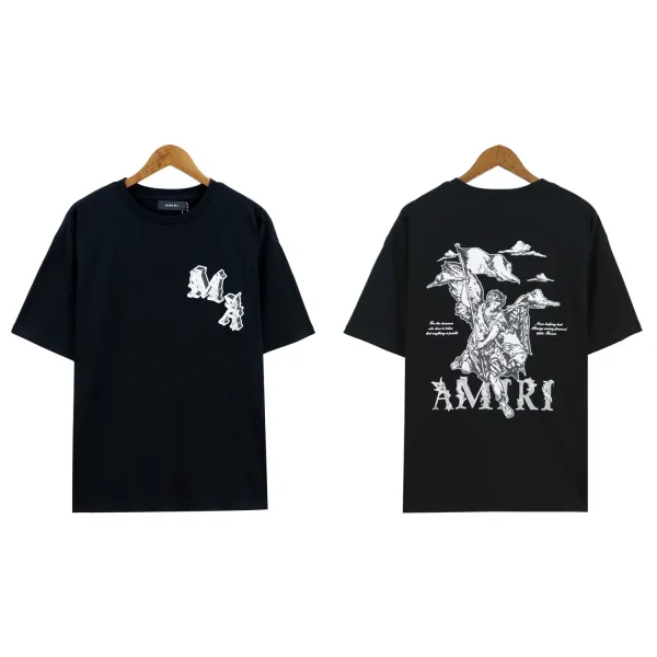 Amiri Snake Logo Graphic T-Shirt Black - 7