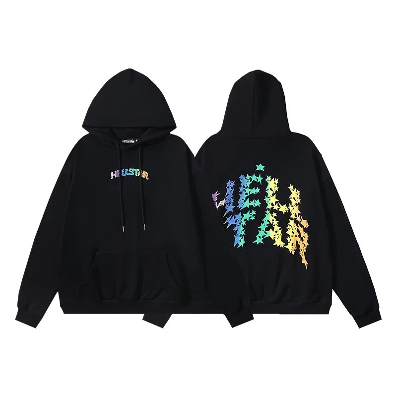 Hellstar Letter Gradient Fleece Hoodie photo 3