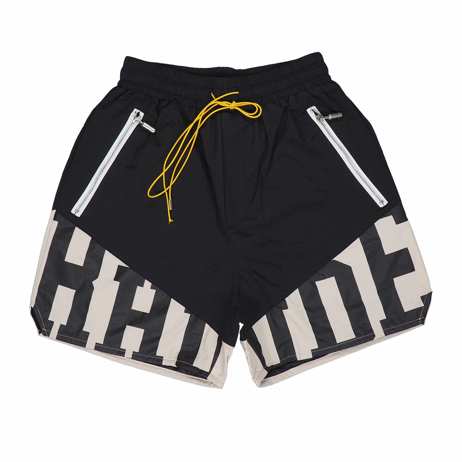 Amiri Los Angeles Graphic Print Swim Shorts Black Swimwear - 26