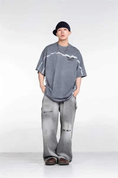 Gallery Dept Odept Drave Graphic Print T-Shirt Black - 14