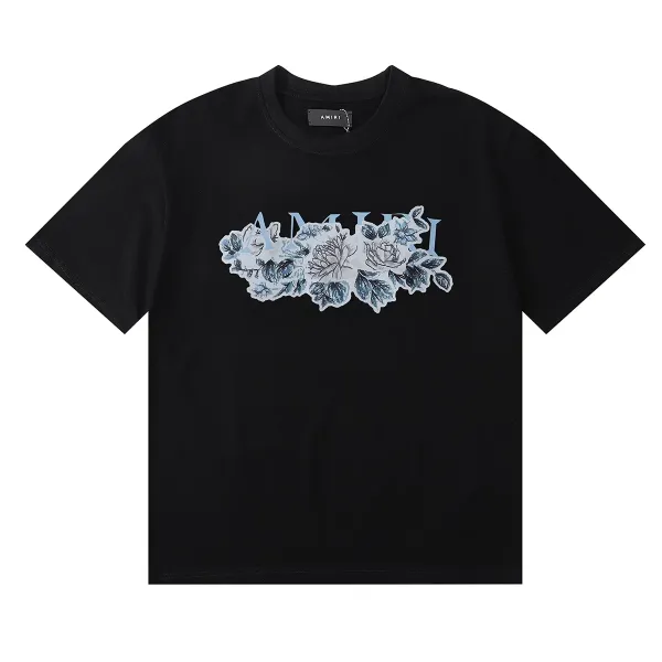 Amiri Bandana Rabbit Logo White T-Shirt - 7