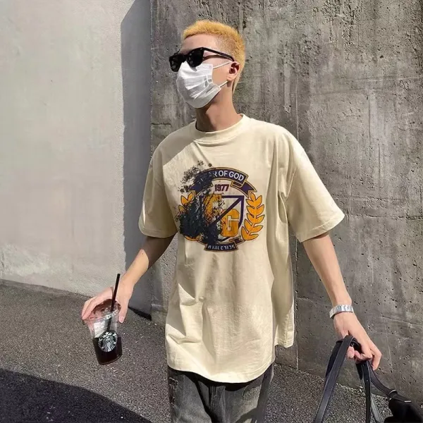 Fear of God Essentials Crest Logo White T-Shirt - 7