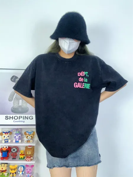 Gallery Dept. Acid Wash Black T-Shirt - 23