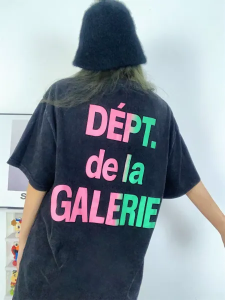 Gallery Dept. Acid Wash Black T-Shirt - 24