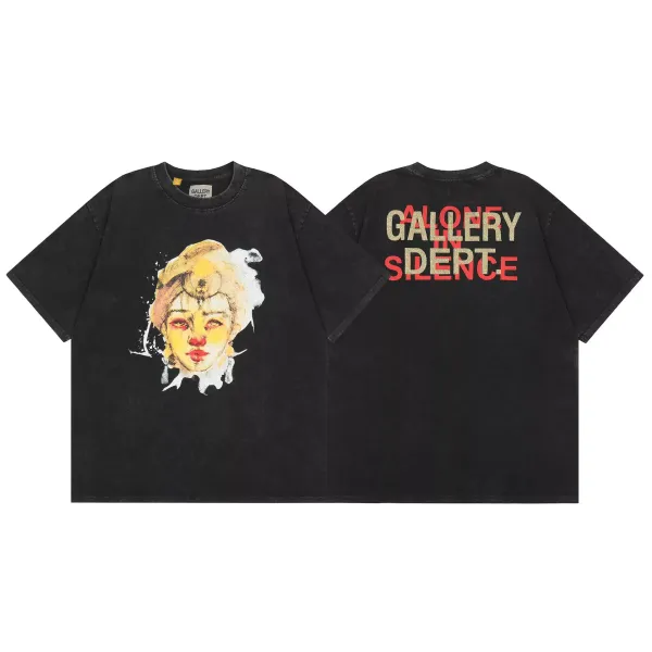 Gallery Dept Alone in Silence Graphic T-Shirt Black - 1