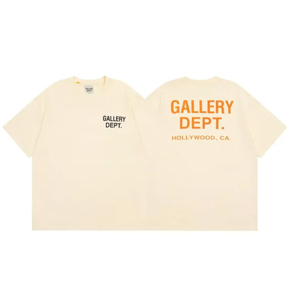 Gallery Dept. Hollywood Tee Beige T-Shirt - 1