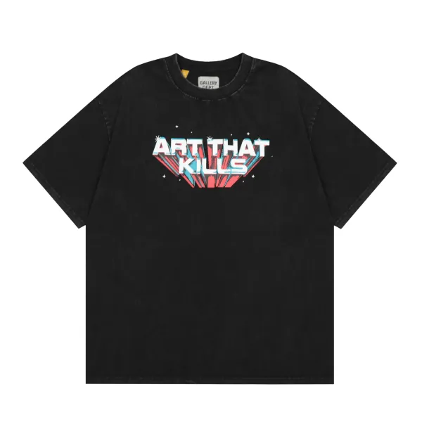Gallery Dept. Acid Wash Black T-Shirt - 17