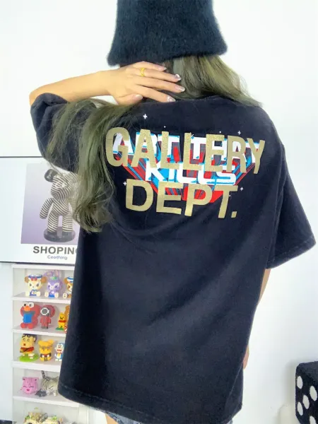 Gallery Dept. Acid Wash Black T-Shirt - 20