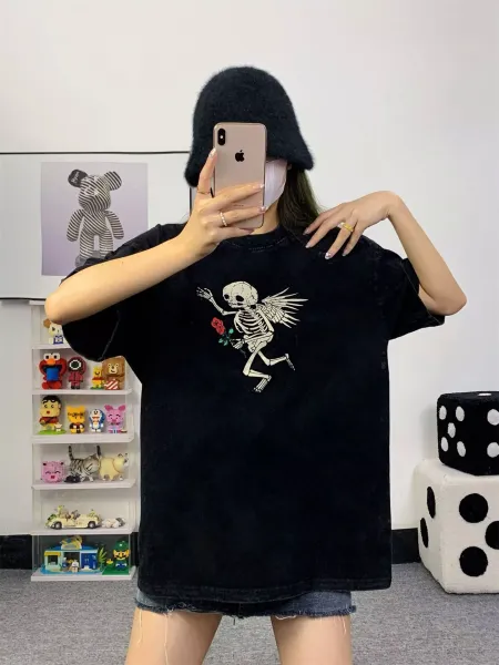 Gallery Dept Tom Green Graphic Washed Black T-Shirt - 32