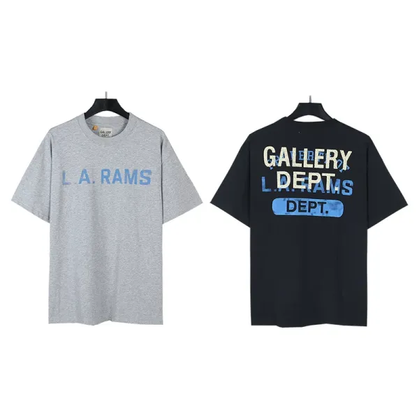 Gallery Dept L.A. Rams Graphic T-Shirt Black - 3