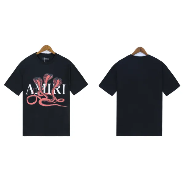Amiri Cobra Logo Black T-Shirt - 1