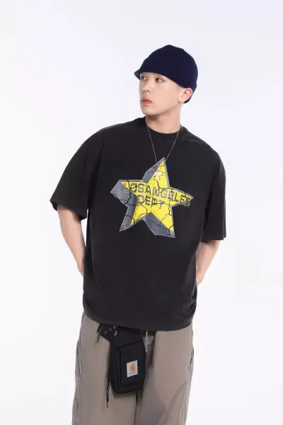 Gallery Dept Odept Drave Graphic Print T-Shirt Black - 27