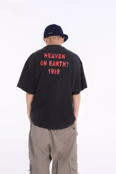 Gallery Dept Odept Drave Graphic Print T-Shirt Black - 28