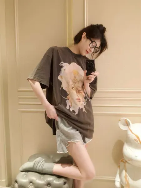 Gallery Dept Odept Drave Graphic Print T-Shirt Black - 41