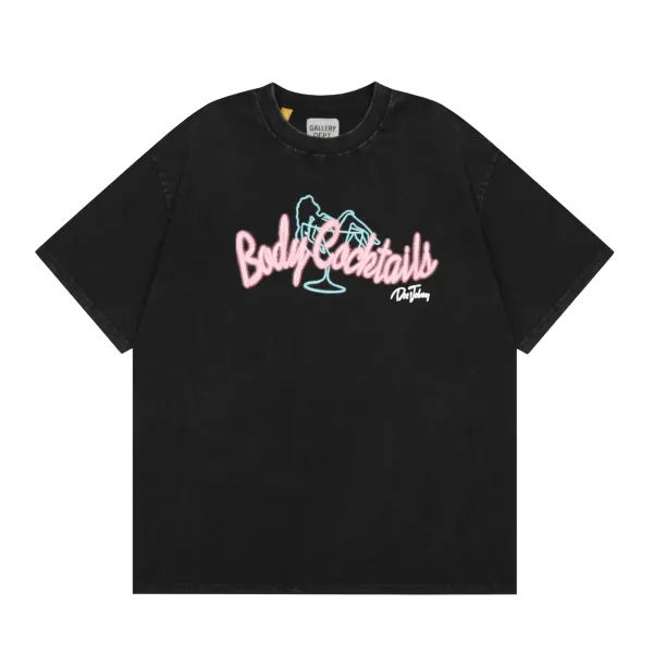 Gallery Dept. Acid Wash Black T-Shirt - 5