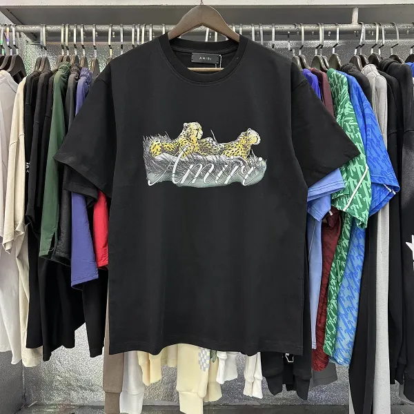 Amiri Bandana Rabbit Logo White T-Shirt - 17