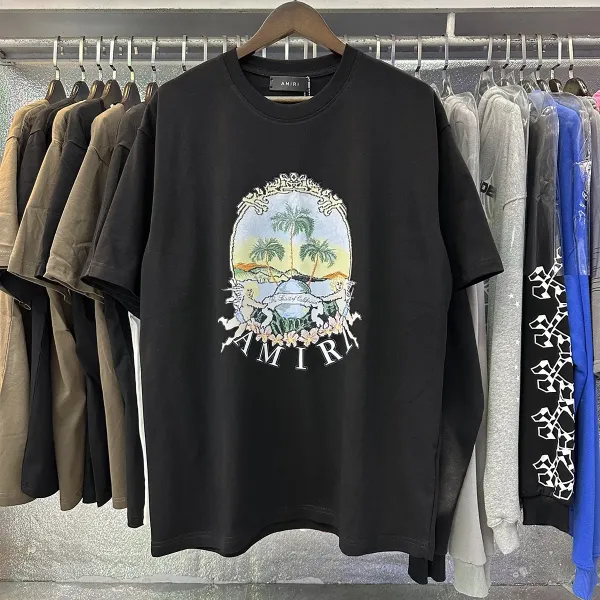 Amiri Bandana Rabbit Logo White T-Shirt - 24