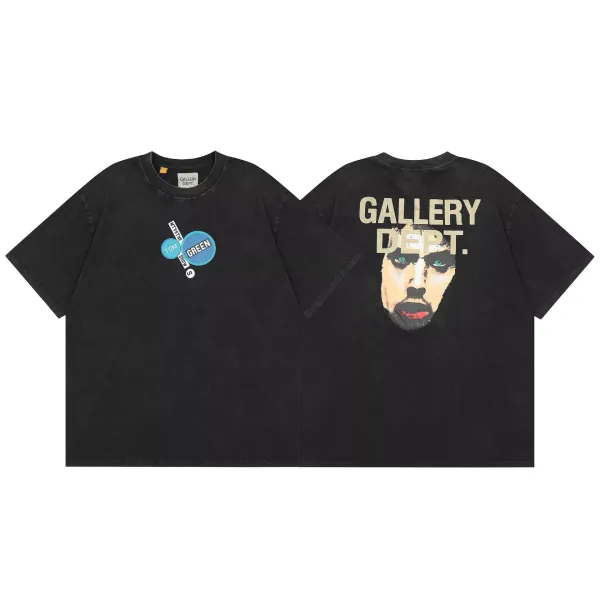 Gallery Dept Tom Green Graphic Washed Black T-Shirt - 1