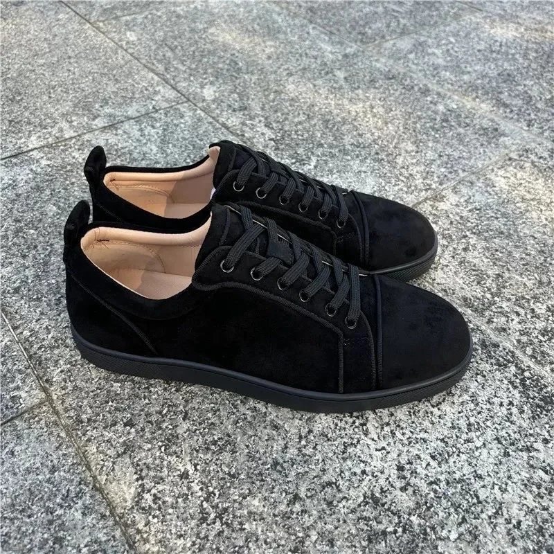 5 Black suede wrap
