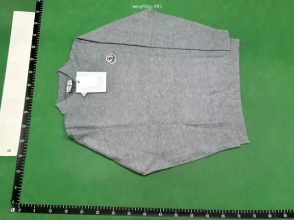 Moncler Logo Embroidered Black Crewneck Sweater - 3