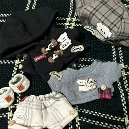 thumbnail for [In stock] [2397 favorites] 20cm cotton doll clothes jacket sweatshirt doll clothes baby clothes replacement packaging (pay attention to the store priority delivery)
