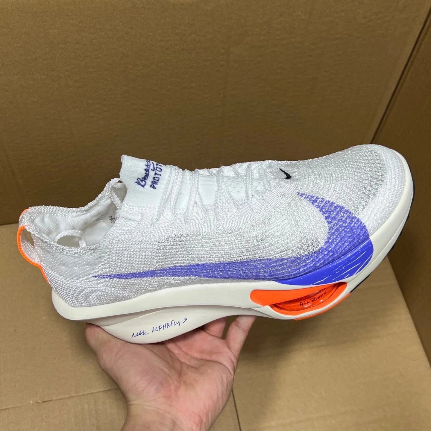 White Blue Orange