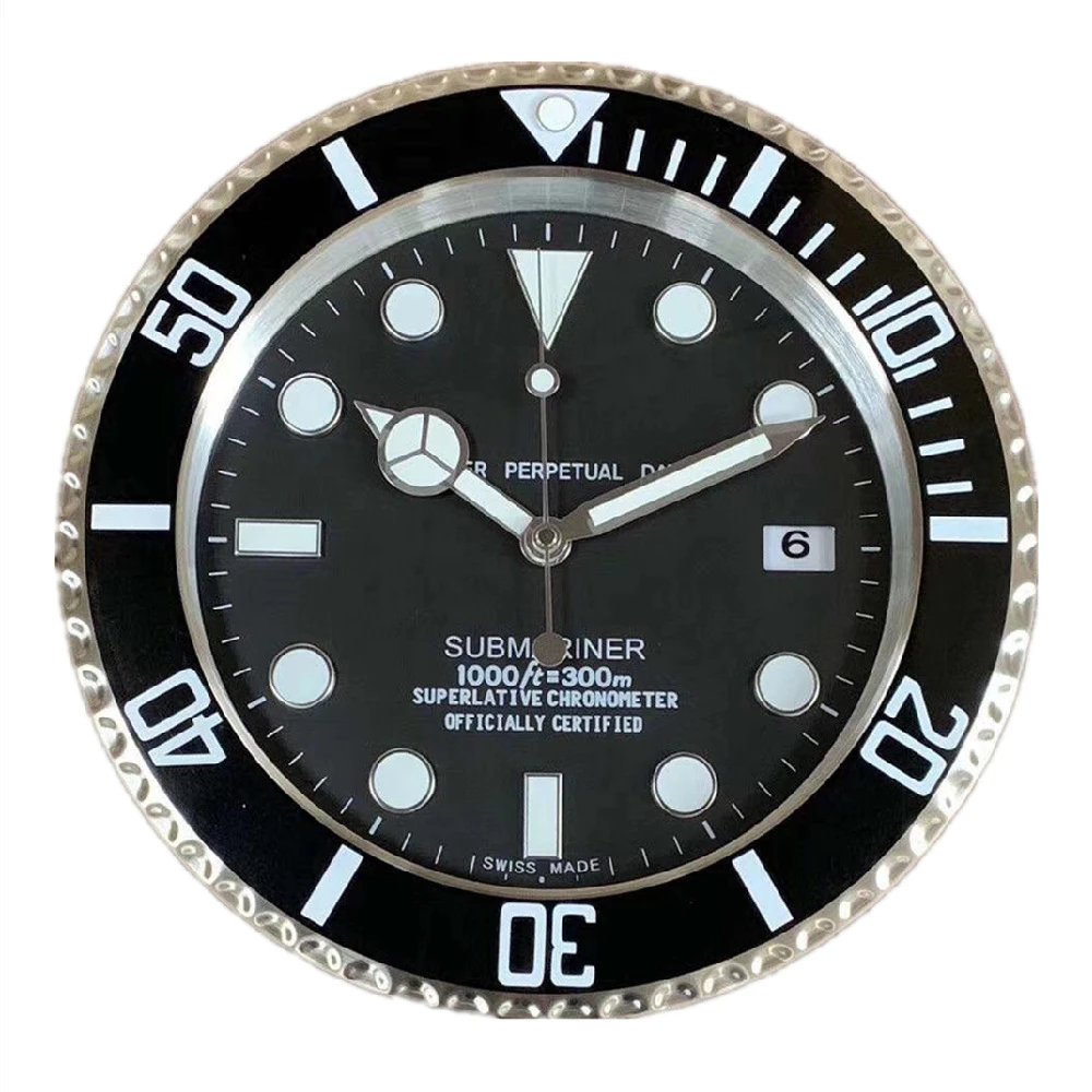 Rolex Submariner Wall Clock Black