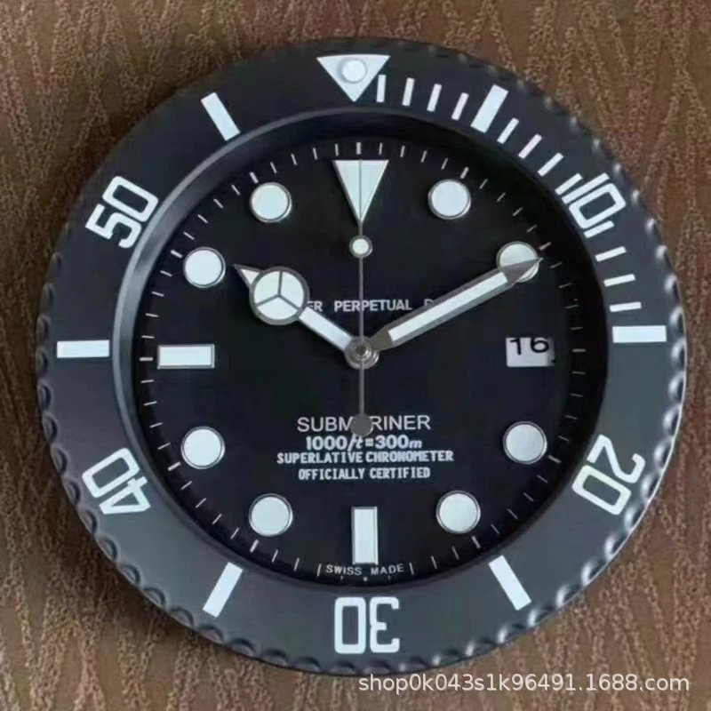 Rolex Submariner Wall Clock Black