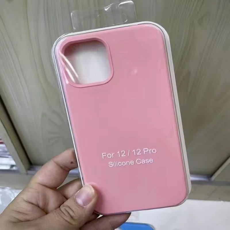 Silicone Case for iPhone 12 / 12 Pro Pink