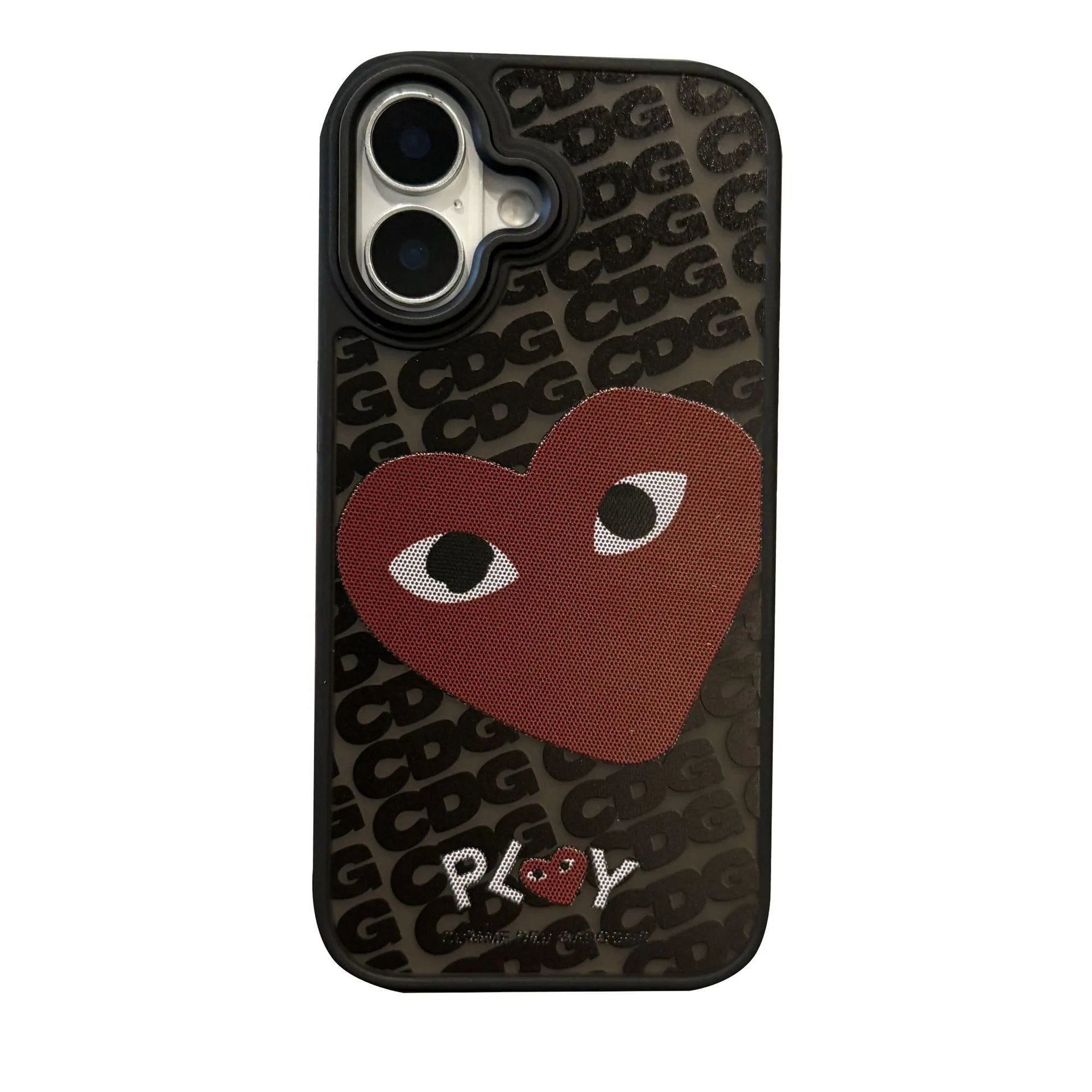 Comme des Garcons PLAY Silicone Case for iPhone 14 Black