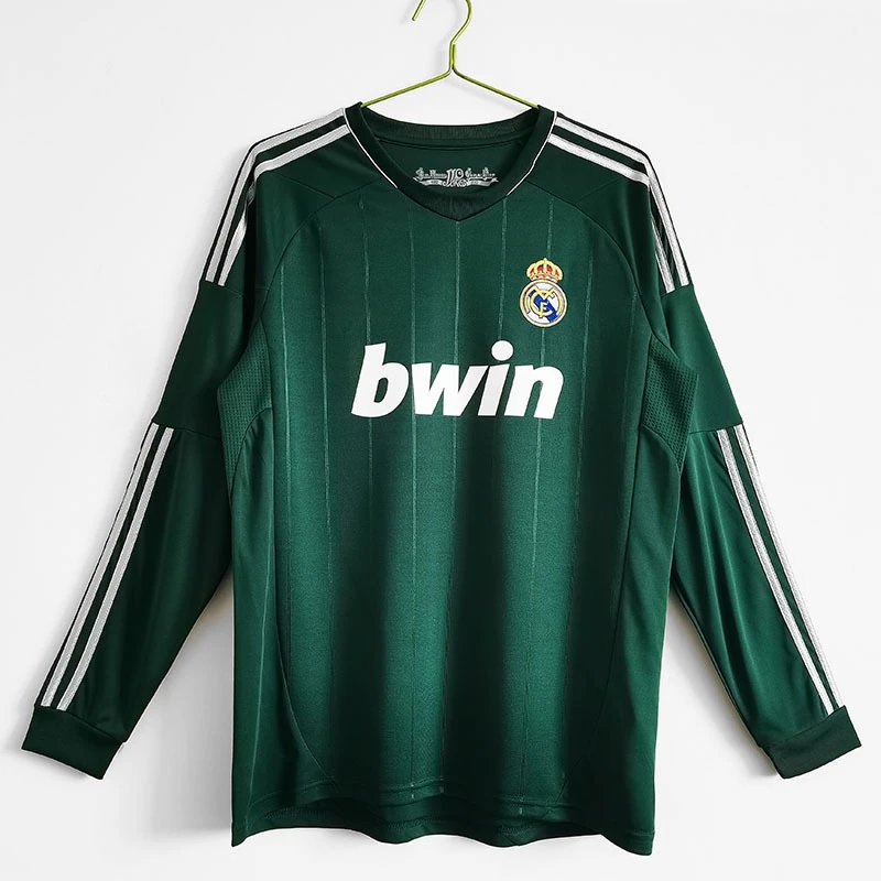 AC Milan 06-07 Retro Long Sleeve T-Shirt — Real Madrid second away long-sleeve 12/13 colorway — USFans Spreadsheet photo