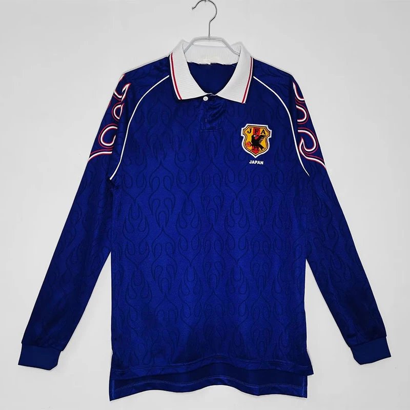 AC Milan 06-07 Retro Long Sleeve T-Shirt — Long-sleeve 1998 Japan home jersey colorway — USFans Spreadsheet photo
