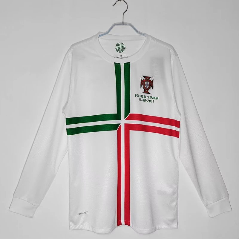 AC Milan 06-07 Retro Long Sleeve T-Shirt — Long-sleeve Portugal away kit 12/13 colorway — USFans Spreadsheet photo