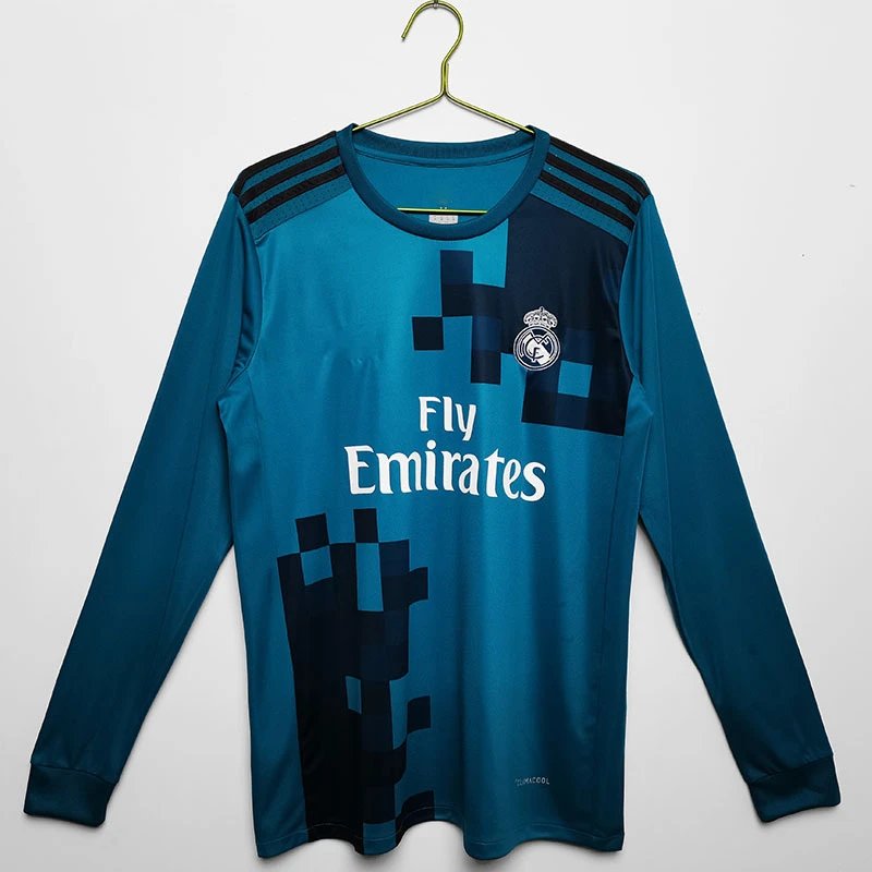 AC Milan 06-07 Retro Long Sleeve T-Shirt — Real Madrid Second Kit Long-Sleeve 17/18 colorway — USFans Spreadsheet photo