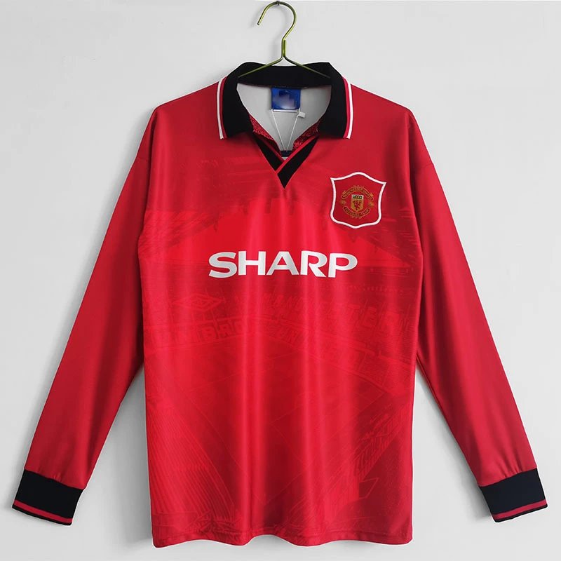 AC Milan 06-07 Retro Long Sleeve T-Shirt — Long-sleeve Manchester United 94/96 colorway — USFans Spreadsheet photo