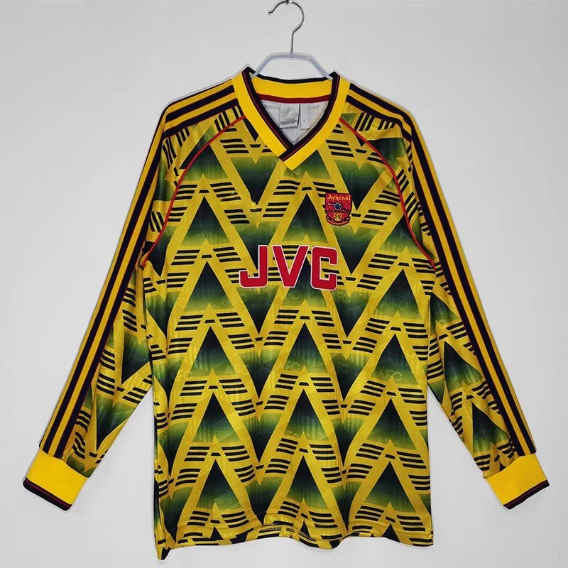 AC Milan 06-07 Retro Long Sleeve T-Shirt — Arsenal away long-sleeve 91/93 colorway — USFans Spreadsheet photo