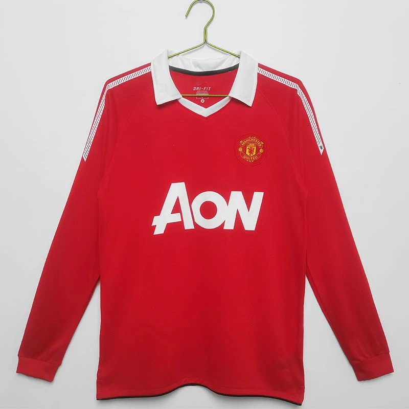 AC Milan 06-07 Retro Long Sleeve T-Shirt — Manchester United long-sleeve 10/11 colorway — USFans Spreadsheet photo