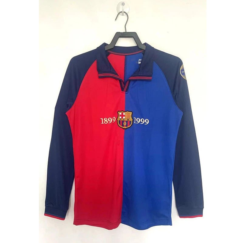 AC Milan 06-07 Retro Long Sleeve T-Shirt — Barcelona 100th Anniversary Long-Sleeve colorway — USFans Spreadsheet photo
