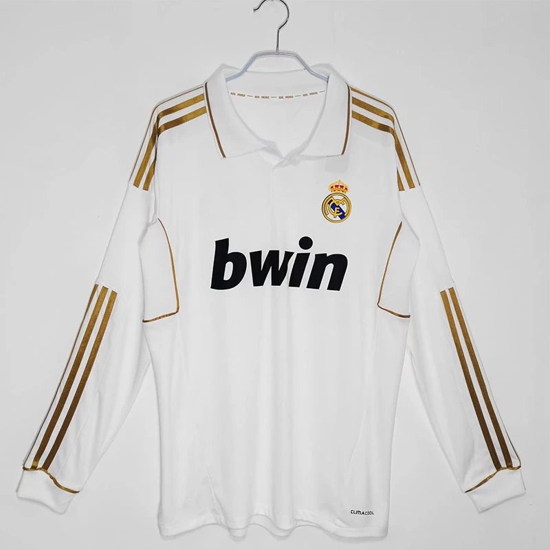 AC Milan 06-07 Retro Long Sleeve T-Shirt — Long Sleeve Real Madrid Home 11/12 colorway — USFans Spreadsheet photo