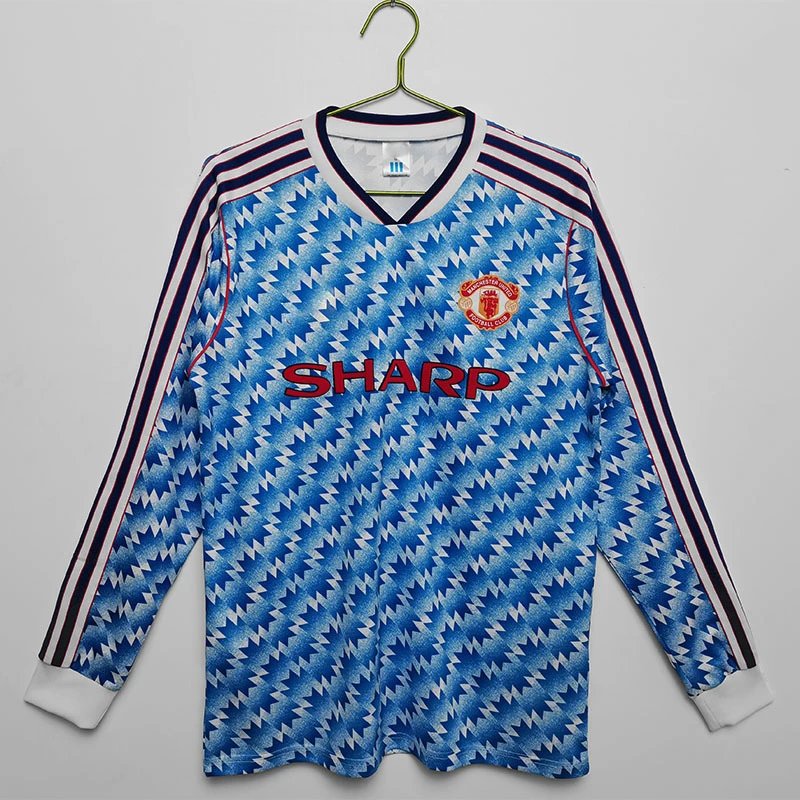 AC Milan 06-07 Retro Long Sleeve T-Shirt — Long-sleeve Manchester United 90/92 colorway — USFans Spreadsheet photo