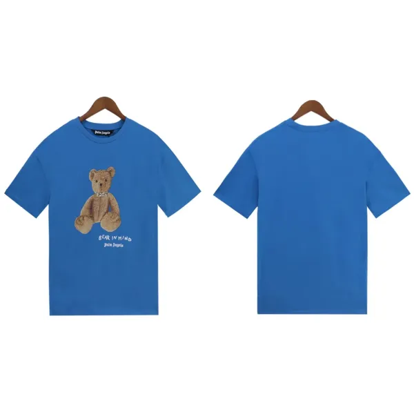 Palm Angels Bear In Mind Blue T-Shirt - 1