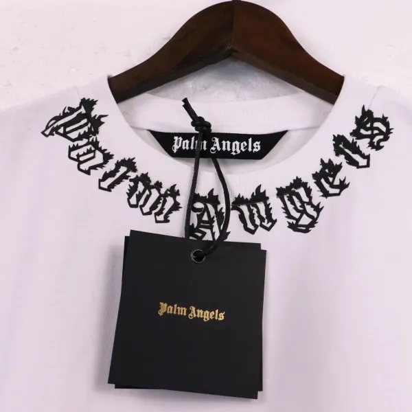 Palm Angels Arch Logo T-Shirt Gray - 5