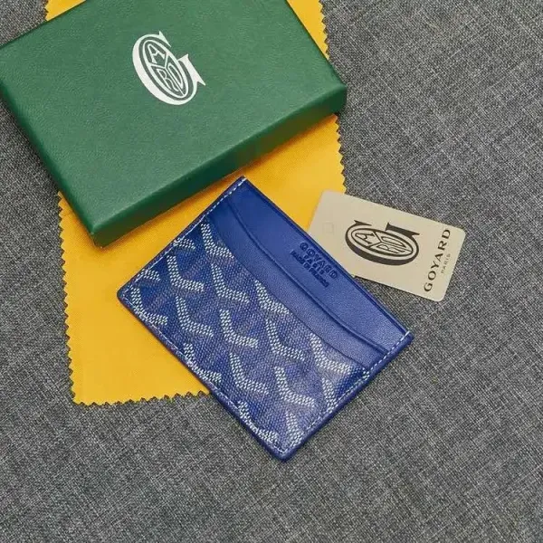 Goyard Saint Sulpice Card Holder Blue - 1