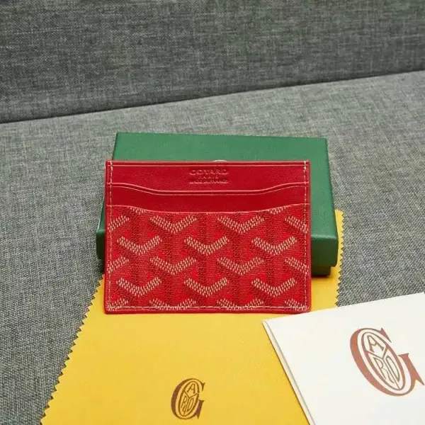 Goyard Saint Sulpice Card Holder Red - 1