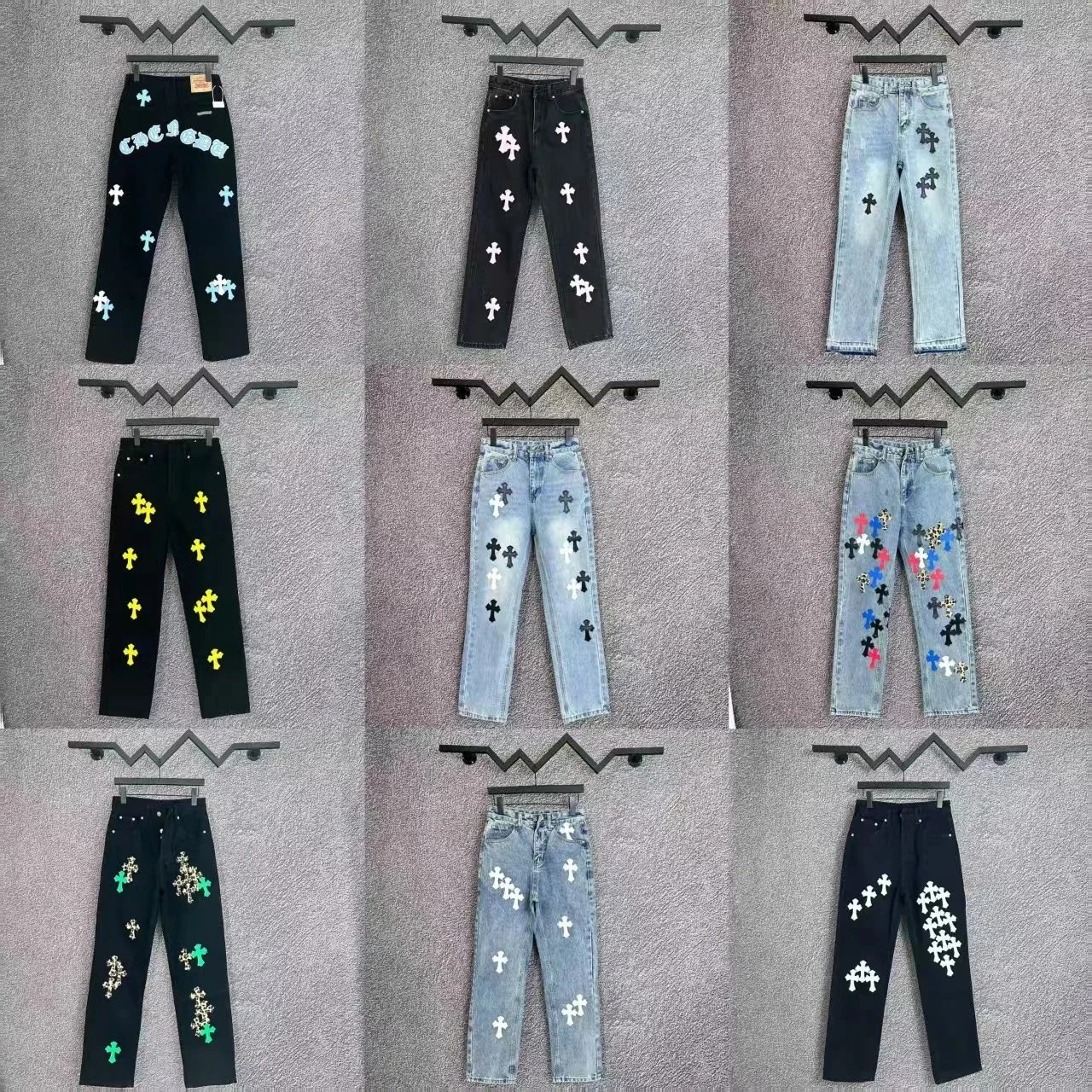 Washed Denim Jeans
