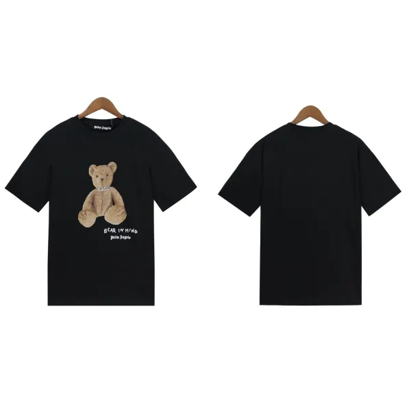 Palm Angels Bear In Mind Black T-Shirt - 1
