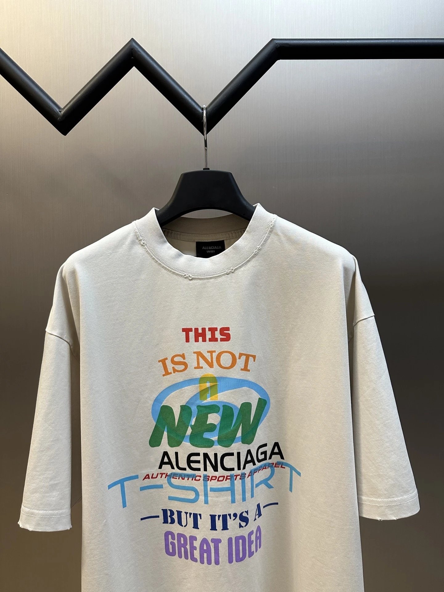 Balenciaga This Is Not A New T-Shirt Off-White Graphic Tee - 6